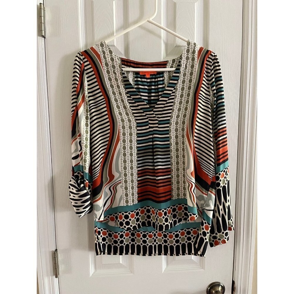 Glam Patterned Top Silk - image 1